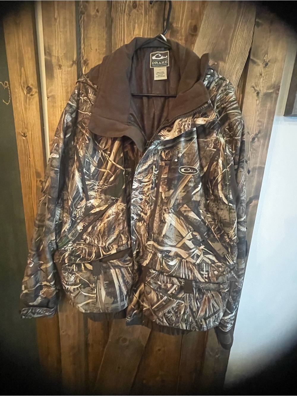 Drake Realtree-Style Brown Camo Field Jacket